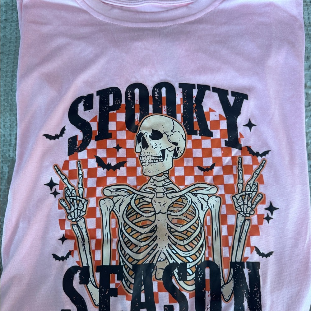 Pink Skeleton Spooky Season Kids Costume